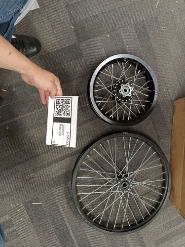 Spoked front rear - spoked,